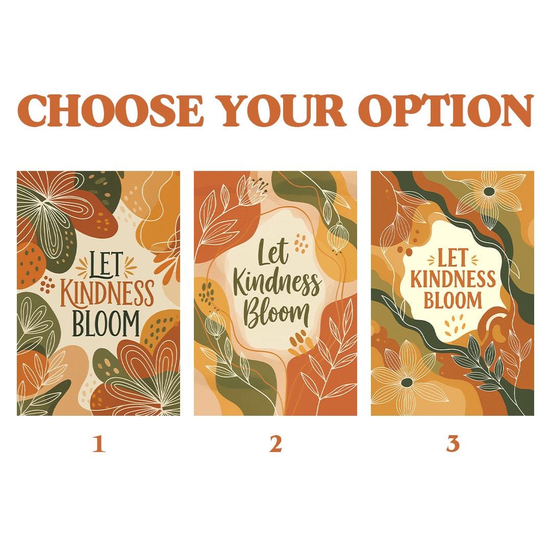 Fall Garden Flag, Let Kindness Bloom Yard Decor, Inspirational Outdoor Banner, Autumn Floral Porch Sign, Seasonal Gift for Friends Family